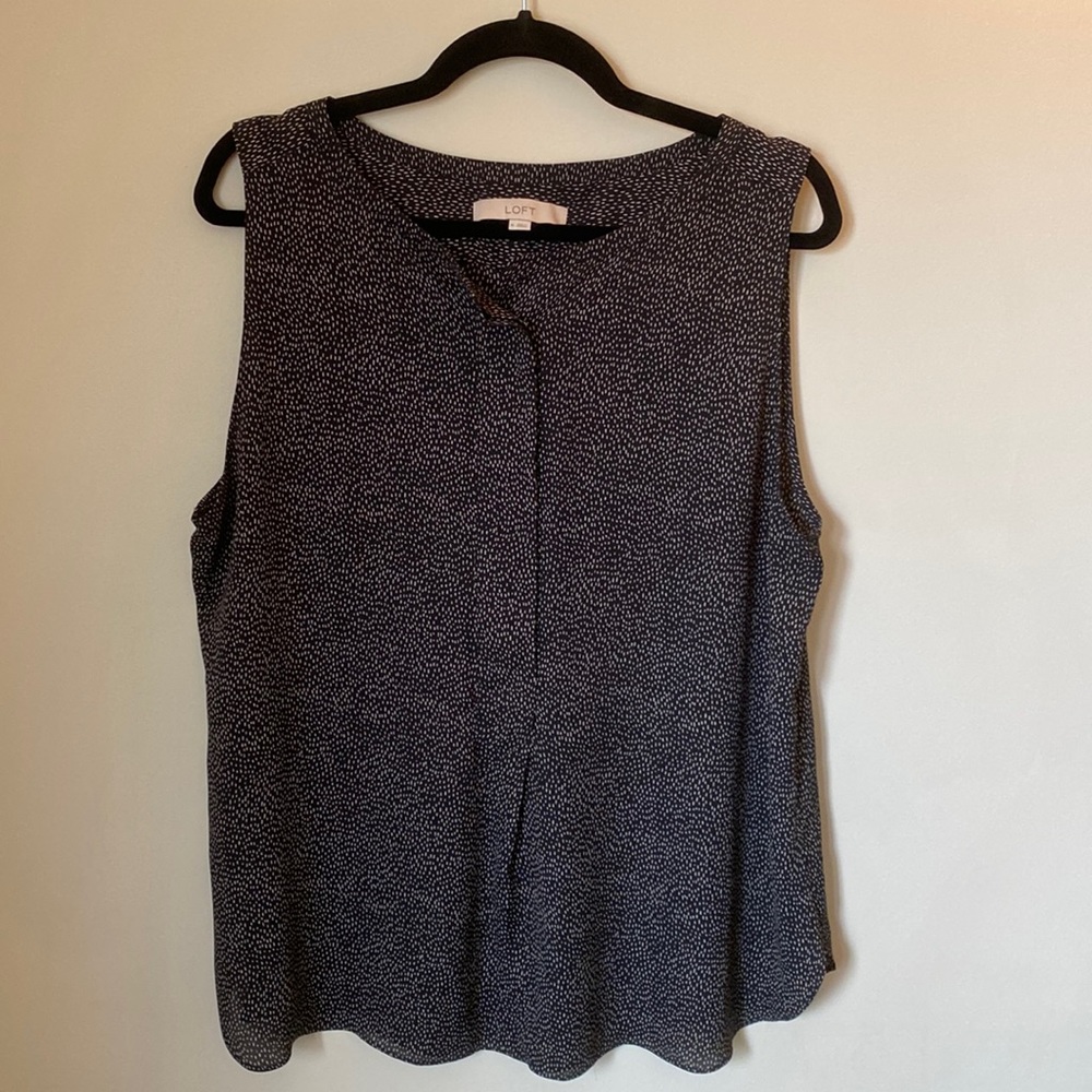 Ann Taylor Loft black tank